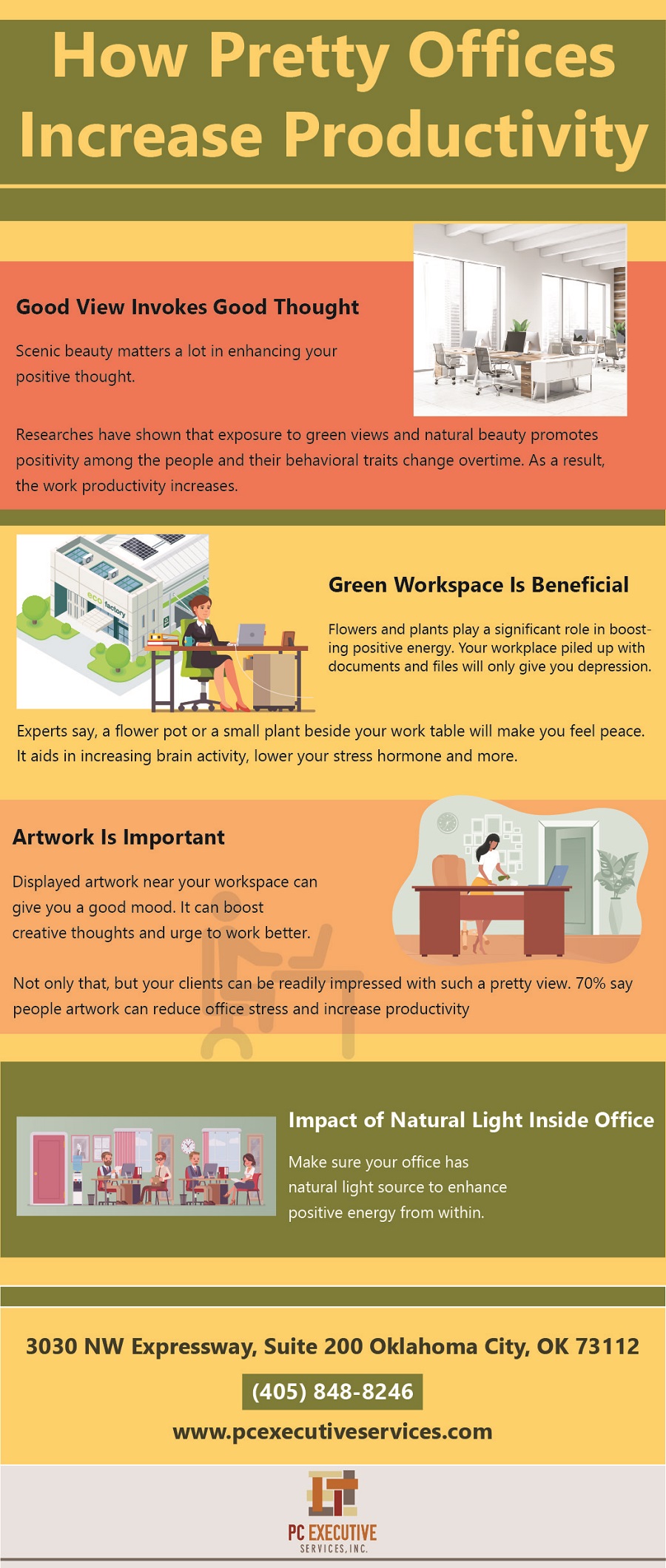 How Pretty Offices Increase Productivity (InfographiC)